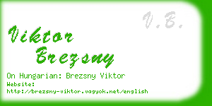 viktor brezsny business card